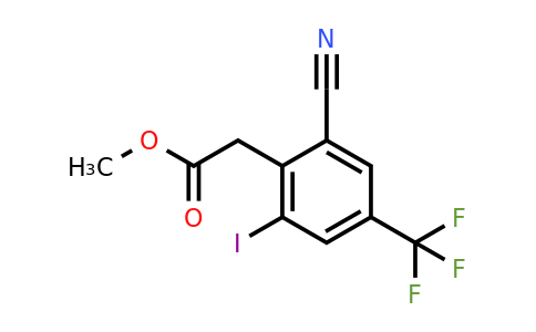 1804884-39-6 | Methyl 2-cyano-6-iodo-4-(trifluoromethyl)phenylacetate