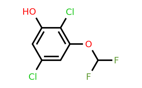1804884-57-8 | 2,5-Dichloro-3-(difluoromethoxy)phenol