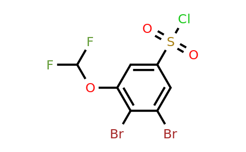 1804884-58-9 | 3,4-Dibromo-5-(difluoromethoxy)benzenesulfonyl chloride