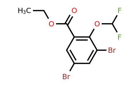 1804884-81-8 | Ethyl 3,5-dibromo-2-(difluoromethoxy)benzoate