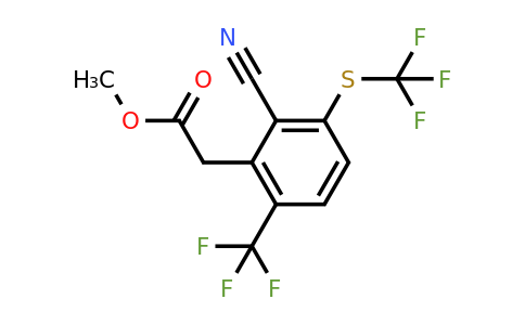 1804885-02-6 | Methyl 2-cyano-6-trifluoromethyl-3-(trifluoromethylthio)phenylacetate