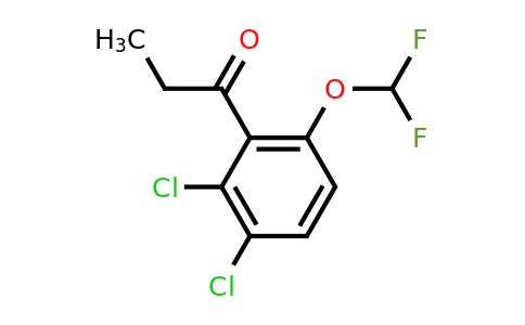 1804885-34-4 | 2',3'-Dichloro-6'-(difluoromethoxy)propiophenone