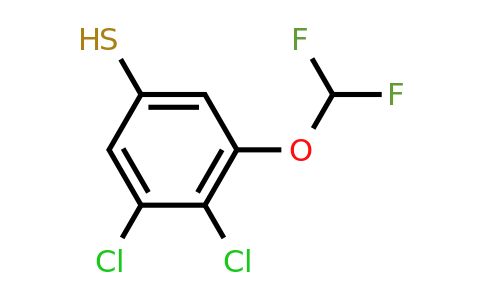 1804885-52-6 | 3,4-Dichloro-5-(difluoromethoxy)thiophenol