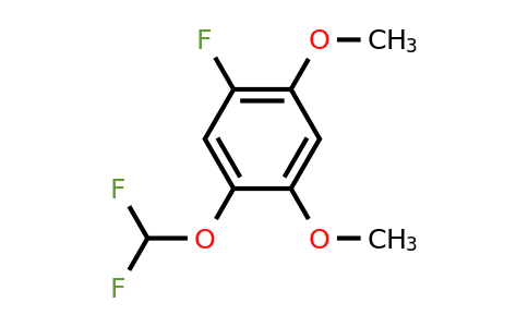 1804885-82-2 | 1-Difluoromethoxy-2,4-dimethoxy-5-fluorobenzene