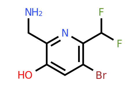2-(Aminomethyl)-5-bromo-6-(difluoromethyl)-3-hydroxypyridine