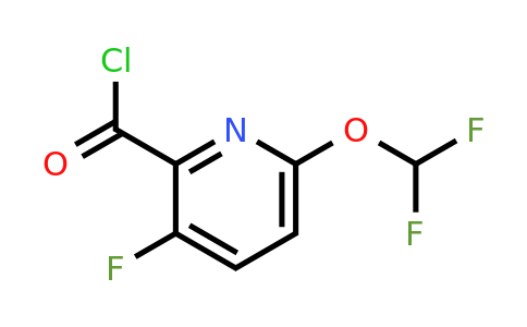 6-Difluoromethoxy-3-fluoropyridine-2-carbonyl chloride