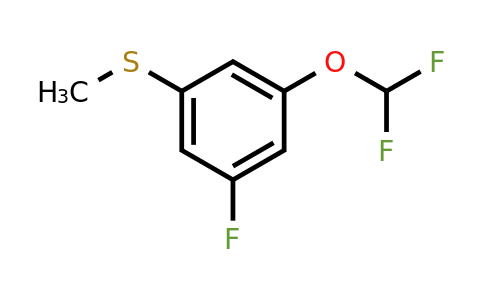 1804886-63-2 | 3-Difluoromethoxy-5-fluorothioanisole