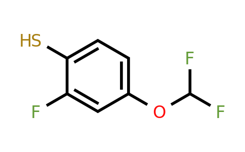1804886-68-7 | 4-Difluoromethoxy-2-fluorothiophenol