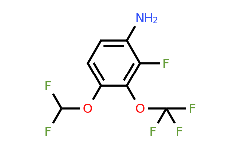 1804886-69-8 | 4-Difluoromethoxy-2-fluoro-3-(trifluoromethoxy)aniline