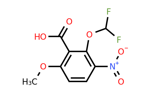 1804886-85-8 | 2-Difluoromethoxy-6-methoxy-3-nitrobenzoic acid