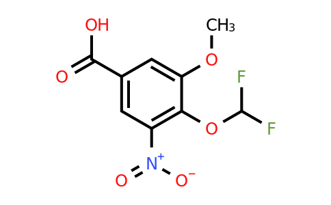 1804886-87-0 | 4-Difluoromethoxy-3-methoxy-5-nitrobenzoic acid