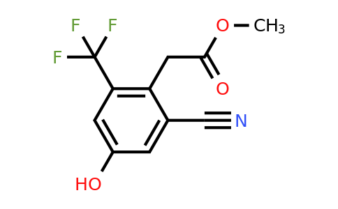 1804887-10-2 | Methyl 2-cyano-4-hydroxy-6-(trifluoromethyl)phenylacetate