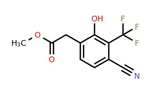 1804887-19-1 | Methyl 4-cyano-2-hydroxy-3-(trifluoromethyl)phenylacetate