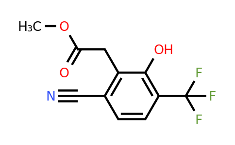 1804887-24-8 | Methyl 6-cyano-2-hydroxy-3-(trifluoromethyl)phenylacetate