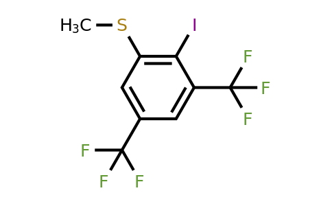 1804887-37-3 | 3,5-Bis(trifluoromethyl)-2-iodothioanisole