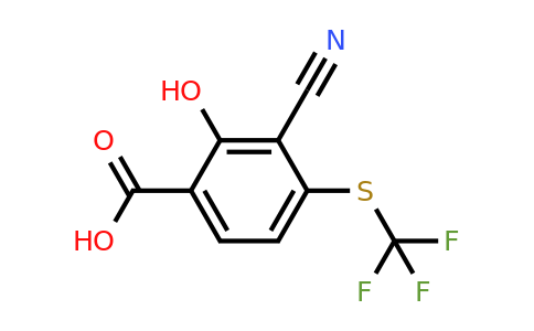 1804887-56-6 | 3-Cyano-2-hydroxy-4-(trifluoromethylthio)benzoic acid