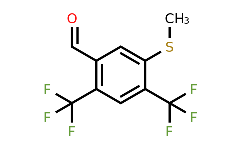 1804889-47-1 | 2,4-Bis(trifluoromethyl)-5-formylthioanisole