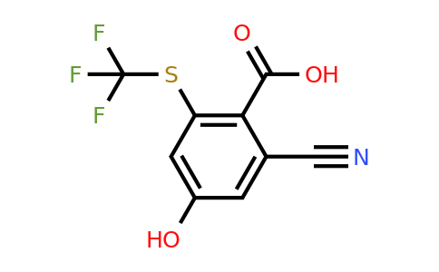 1804890-47-8 | 2-Cyano-4-hydroxy-6-(trifluoromethylthio)benzoic acid