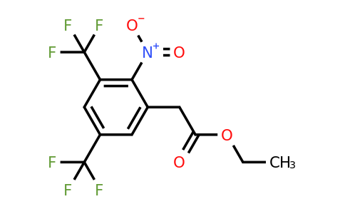 1804890-52-5 | Ethyl 3,5-bis(trifluoromethyl)-2-nitrophenylacetate