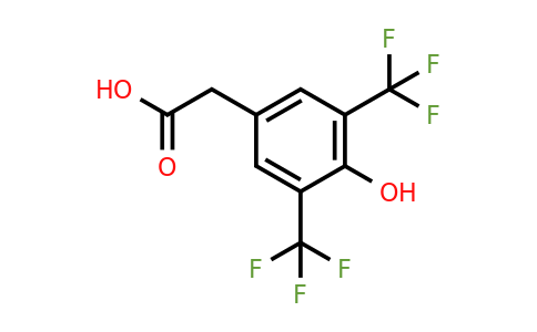 1804891-33-5 | 3,5-Bis(trifluoromethyl)-4-hydroxyphenylacetic acid