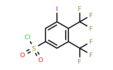 1804893-15-9 | 3,4-Bis(trifluoromethyl)-5-iodobenzenesulfonyl chloride