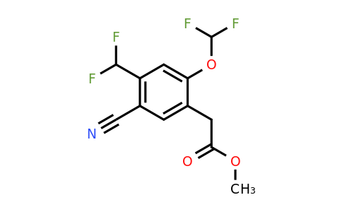 1804893-61-5 | Methyl 5-cyano-2-difluoromethoxy-4-(difluoromethyl)phenylacetate