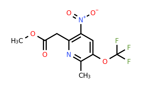 1804894-01-6 | Methyl 2-methyl-5-nitro-3-(trifluoromethoxy)pyridine-6-acetate