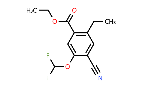 1804894-05-0 | Ethyl 4-cyano-5-difluoromethoxy-2-ethylbenzoate