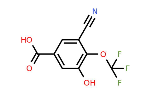 1804894-13-0 | 3-Cyano-5-hydroxy-4-(trifluoromethoxy)benzoic acid