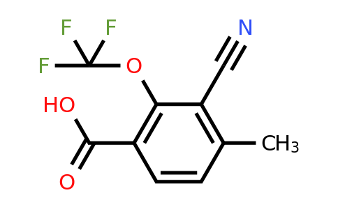 1804894-28-7 | 3-Cyano-4-methyl-2-(trifluoromethoxy)benzoic acid