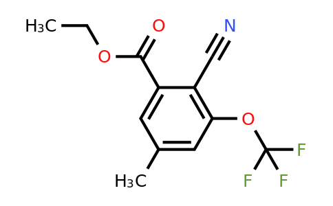 1804894-31-2 | Ethyl 2-cyano-5-methyl-3-(trifluoromethoxy)benzoate