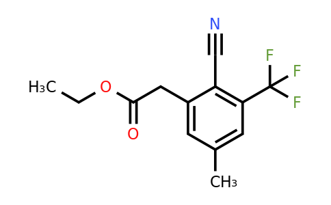 1804894-53-8 | Ethyl 2-cyano-5-methyl-3-(trifluoromethyl)phenylacetate