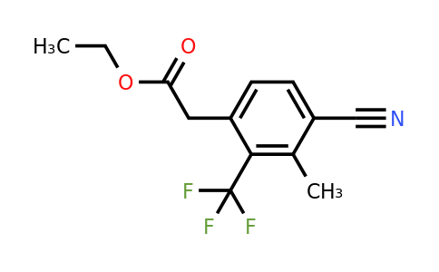 1804894-54-9 | Ethyl 4-cyano-3-methyl-2-(trifluoromethyl)phenylacetate