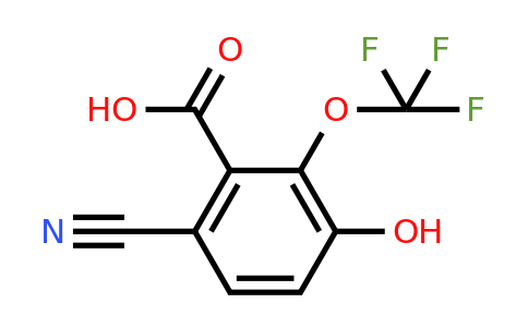 1804894-56-1 | 6-Cyano-3-hydroxy-2-(trifluoromethoxy)benzoic acid