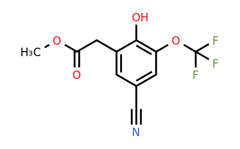 1804894-91-4 | Methyl 5-cyano-2-hydroxy-3-(trifluoromethoxy)phenylacetate