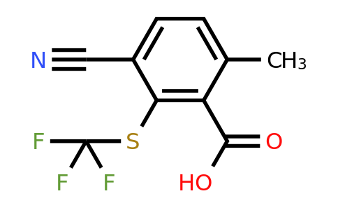1804894-96-9 | 3-Cyano-6-methyl-2-(trifluoromethylthio)benzoic acid