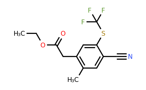1804895-05-3 | Ethyl 4-cyano-2-methyl-5-(trifluoromethylthio)phenylacetate