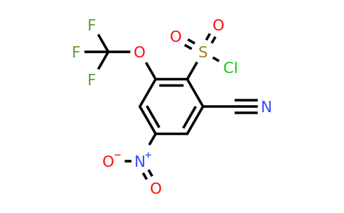 1804895-18-8 | 2-Cyano-4-nitro-6-(trifluoromethoxy)benzenesulfonylchloride