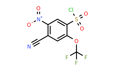 1804895-22-4 | 4-Cyano-5-nitro-2-(trifluoromethoxy)benzenesulfonylchloride