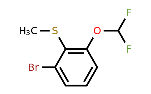 1804895-99-5 | 2-Bromo-6-(difluoromethoxy)thioanisole