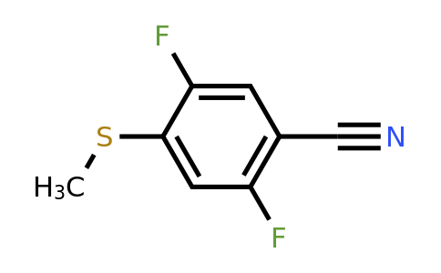 1804896-75-0 | 4-Cyano-2,5-difluorothioanisole