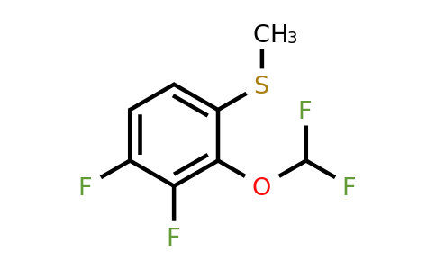 1804897-83-3 | 3,4-Difluoro-2-(difluoromethoxy)thioanisole