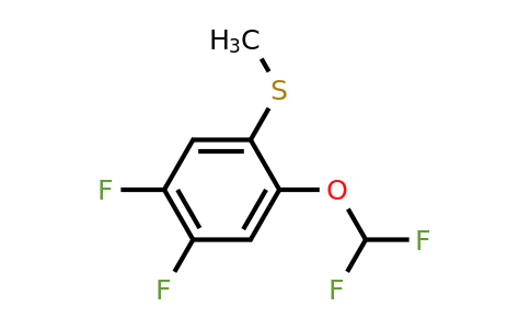 1804897-88-8 | 4,5-Difluoro-2-(difluoromethoxy)thioanisole