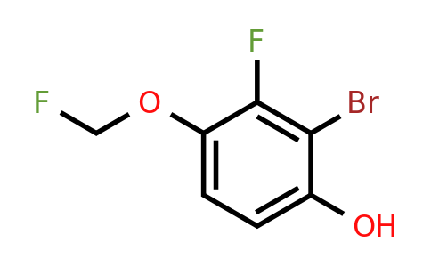 1804897-89-9 | 2-Bromo-3-fluoro-4-(fluoromethoxy)phenol