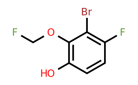 1804898-21-2 | 3-Bromo-4-fluoro-2-(fluoromethoxy)phenol