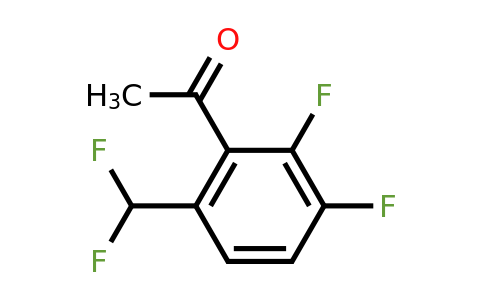 1804898-43-8 | 2',3'-Difluoro-6'-(difluoromethyl)acetophenone