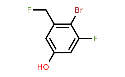 1804905-91-6 | 4-Bromo-3-fluoro-5-(fluoromethyl)phenol