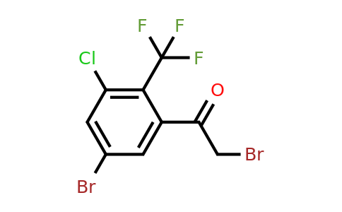 1804906-39-5 | 5'-Bromo-3'-chloro-2'-(trifluoromethyl)phenacyl bromide