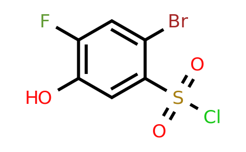 1804906-86-2 | 2-Bromo-4-fluoro-5-hydroxybenzenesulfonyl chloride