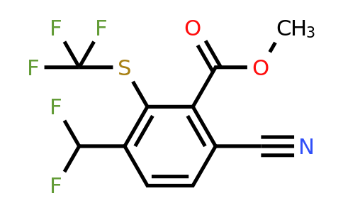 1804906-87-3 | Methyl 6-cyano-3-difluoromethyl-2-(trifluoromethylthio)benzoate